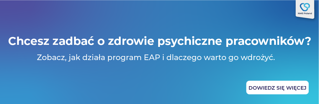 NMS Zadbaj o zdrowie psychiczne pracowników i work-life balance - terapia dla pracowników w firmie